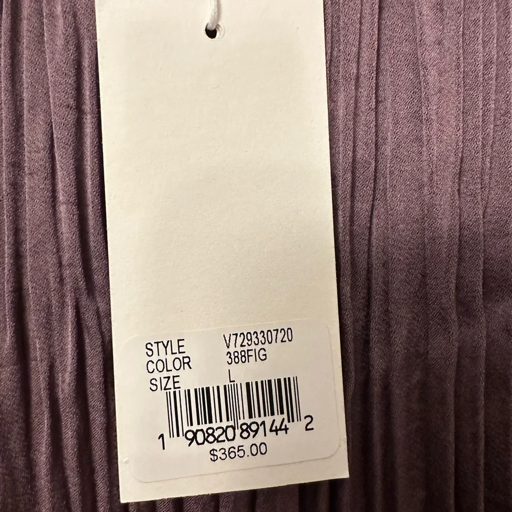 Vince Plum/Purple Pleated Midi Skirt